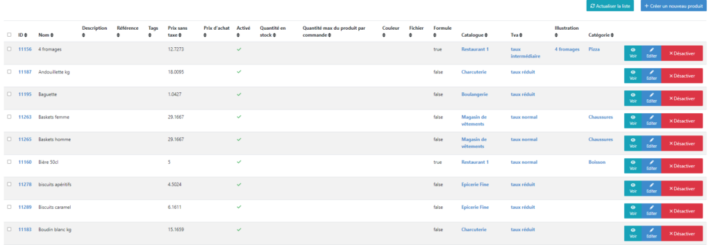 Logiciel de caisse Trop Cash sur terminal de paiement